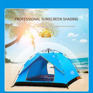 アウトドア防水<span class=keywords><strong>2</strong></span>-3人用キャンプハイキングビーチ折りたたみ式自動ポップアップインスタントキャンプテント（中国製） - Product Image 5