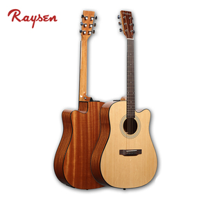 WG210 Guitarra eléctrica acústica Wavegarden de parte superior sólida de 41 pulgadas para jugador profesional Calidad Premium con parte superior sólida - Product Image 1