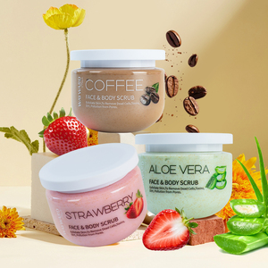 Exfoliante Facial y Corporal de Fórmula Suave para Piel Sensible, Hidratante, Suavizante, Exfoliante Corporal con Harina de Cáscara de Nuez, Venta al por Mayor - Product Image 4