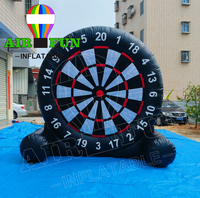 Airfun Jeu de fléchettes de football gonflable géant à usage commercial pour s'amuser dans la cour