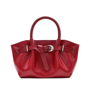 Sac à bandoulière en coton lin cuir de haute qualité, design de mode de luxe personnalisé, sac seau, petit sac à main pour femmes - Product Image 1