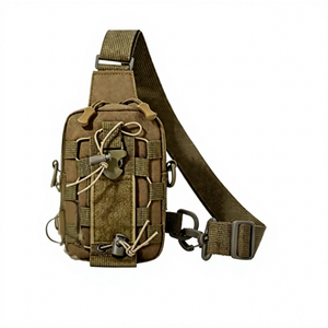 Bolso Táctico Ligero de Moda para Hombre, Bolso de Pecho y Bandolera de Poliéster con Cierre de Cremallera para Deportes de Verano y Actividades al Aire Libre - Product Image 1