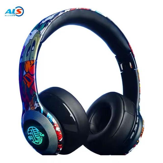 E78 Wireless Headset Cute Headphones LED Illuminated Headphone Gaming Sports Headphone Foldable Earphone Retractable Earphones