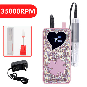 Diamond Setting 35000RPM Electric <strong>Nail</strong> Polisher Dead Skin Removal Grinder Charging Portable <strong>Nail</strong> <strong>Drill</strong> - Product Image 6