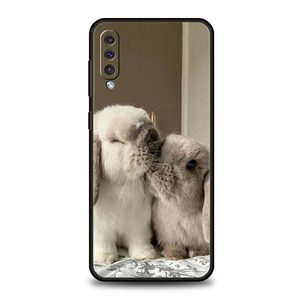 Cute White Baby <strong>Rabbits</strong> Phone <strong>Case</strong> <strong>For</strong> Samsung A54 A52 A24 A14 A50 A70 A10 A40 A20S A20E A06 A12 A22 A34 A42 5G A04s A16 Cover - Product Image 2