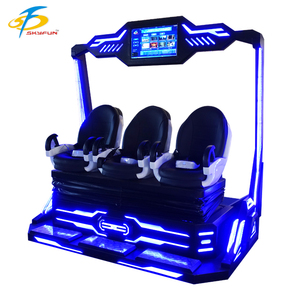 <span class=keywords><strong>Simulador</strong></span> de Montaña Rusa de Realidad Virtual para Parque de Atracciones, Interior y Exterior, 3 Asientos, Cine 9D VR, Silla de Realidad Virtual de Plástico - Product Image 2