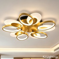 Lustre moderne de luxe haut de gamme en or pour salle à manger, salon, chambre à coucher, décoration d'hôtel