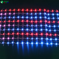 IP67 étanche extérieur P50 rvb point lumière Programmable LED éclairage rideau affichage Transparent Pixel grille écran Point lumières