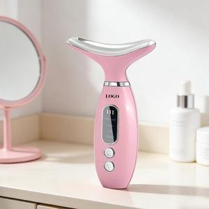 0728 Warm Compress Facial <b>Massager</b> <b>Machine</b> 4 Color Light Skin Care Anti Wrinkle Face Lifting Device - Product Image 3