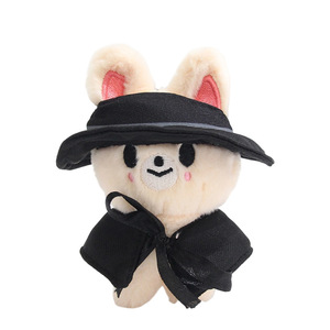 Peluche <span class=keywords><strong>de</strong></span> Conejito <span class=keywords><strong>de</strong></span> Dibujos Animados <span class=keywords><strong>de</strong></span> Kpop Stray Kids, Llavero SKZOO con Sombrero y Capa, Juguete <span class=keywords><strong>de</strong></span> Peluche, Colgante para Bolso - Product Image 3