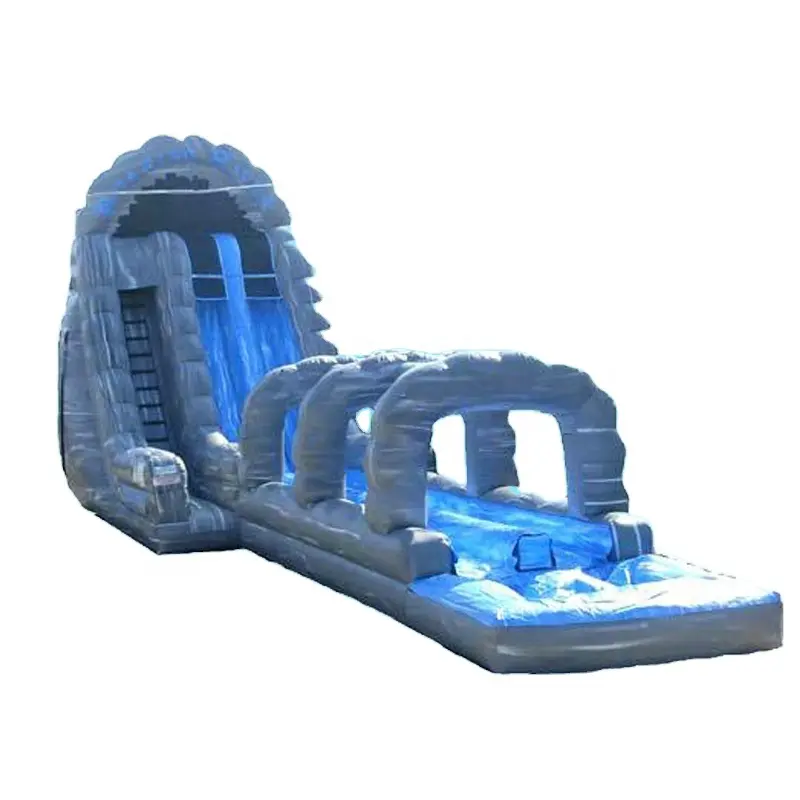 commercial grade inflatable water slides with pool for adults