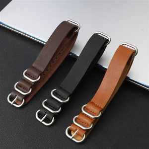 Un pezzo pazzo cavallo 4 anello cinturino da polso accessori di ricambio <span class=keywords><strong>per</strong></span> orologio <span class=keywords><strong>Vintage</strong></span> in pelle di alta qualità cinturino da 18mm, 20mm,22mm - Product Image 5