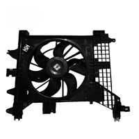Ventilateur de refroidissement ShengLing OEM, ensemble de radiateur et condenseur Duster Logan, type brosse 12V, remplacement OE 214814567R 8200880555, 100-200W