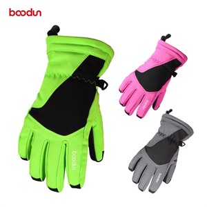 Boodun diseñó guantes de esquí de invierno para niños, impermeables, impermeables para esquiar, calientes para niños. - Product Image 6