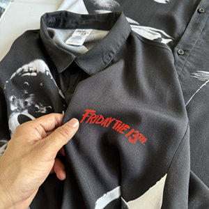 เสื้อเชิ้ตคิวบาคอปกแขนสั้นผู้ชาย รุ่น 2845 ระบายอากาศได้ดี เย็นสบาย สำหรับวันศุกร์ที่ 13 ของเจสัน ซัมเมอร์ - Product Image 1