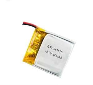 Custom battery 361616 60 mah 3,7 v lithium polymer battery rechargeable lipo batteries - Product Image 6