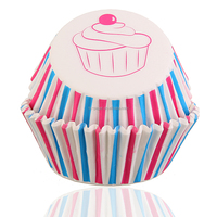 NEATAL Moules à cupcakes en papier écologiques jetables résistants à la chaleur, adaptés au four, de forme ronde, pour la pâtisserie