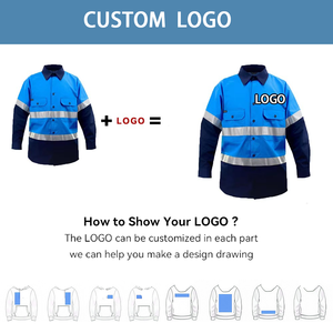 Uniforme <span class=keywords><strong>de</strong></span> Trabajo <span class=keywords><strong>de</strong></span> Alta Visibilidad con Logotipo Personalizado para Hombre, Ropa <span class=keywords><strong>de</strong></span> Trabajo <span class=keywords><strong>de</strong></span> Manga Larga, Ropa <span class=keywords><strong>de</strong></span> Seguridad Reflectante <span class=keywords><strong>de</strong></span> Alta Visibilidad - Product Image 2