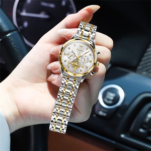 Pour OLEVS 2897 femmes montres à Quartz en acier inoxydable étanche diamant Design montres-bracelets Logo personnalisé <span class=keywords><strong>montre</strong></span> pour dame Rejoles Ma - Product Image 4