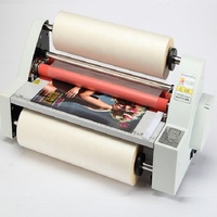 A3 Machine à plastifier thermique simple/double face laminateur à chaud/à froid Rouleau de film plastifieuse à chaud et à froid à haute efficacité