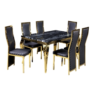 <span class=keywords><strong>Table</strong></span> à manger moderne <span class=keywords><strong>de</strong></span> luxe <span class=keywords><strong>de</strong></span> <span class=keywords><strong>haute</strong></span> qualité, ensemble <span class=keywords><strong>table</strong></span> à manger, chaises 6 places <span class=keywords><strong>pour</strong></span> <span class=keywords><strong>table</strong></span> à manger - Product Image 6