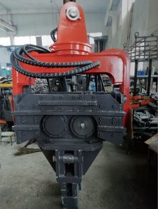 Martello Vibrante Idraulico per Escavatore SJ300 a Prezzo Vantaggioso, Battipalo Vibrante per Pali in Lamiera, Martelli per Escavatori - Product Image 4