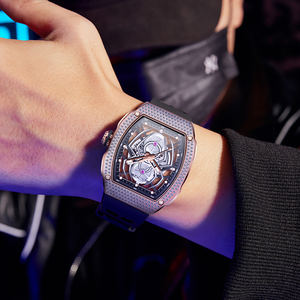 Vendeur chaud pour la marque suisse ROSDN G2709 SPIDER luxe diamant automatique montre en acier inoxydable 24mm largeur de bande résistant à l'eau <span class=keywords><strong>Miy</strong></span> - Product Image 6