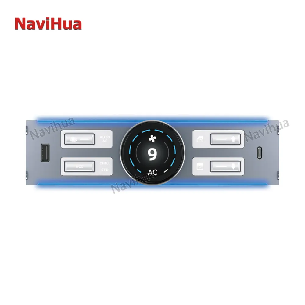 Navihua Docking Station per Tesla Model 3/Y Upgrade Center Console Smart LCD di controllo intelligente espansione Dock porta ricarica USB