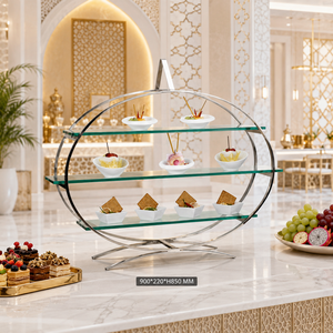 Attrezzatura per Buffet XINGPAI, Espositore in Acciaio Inox a Più Livelli per Catering e Hotel - Product Image 2