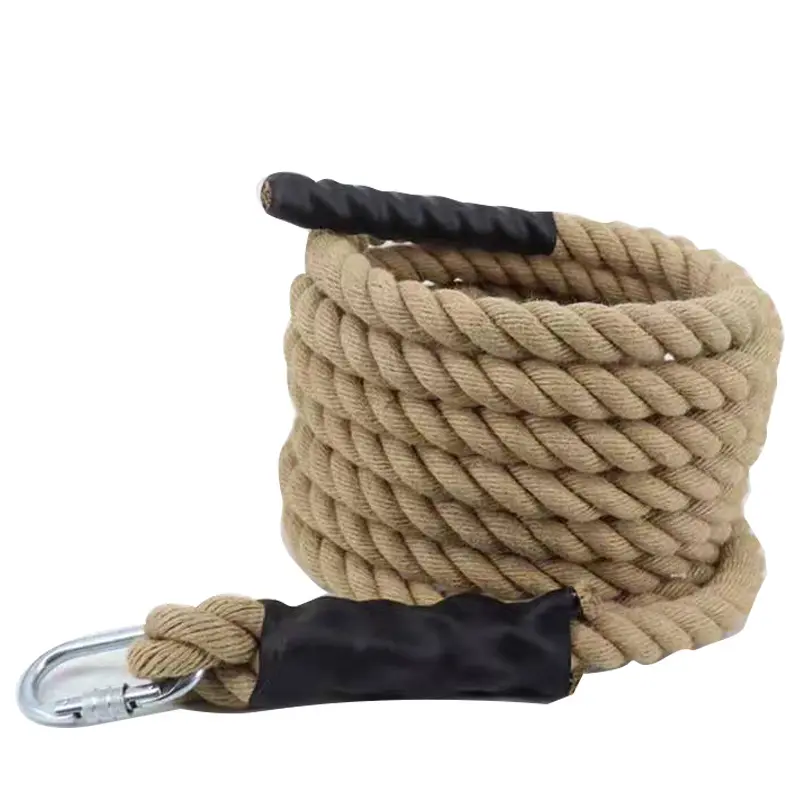 38mm Hemp jute climbing rope for indoor sports