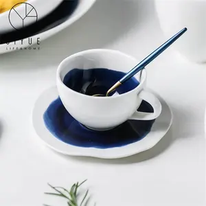 Tasse en porcelaine chinoise, ensemble de tasses et sous-tasses de Style japonais, vente en gros, 1138