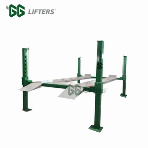 Pont élévateur <span class=keywords><strong>auto</strong></span> à 4 poteaux et double niveau 4000 kg avec roulettes GG Lifters PFP40/2100 pour <span class=keywords><strong>garage</strong></span> et parking, garantie 2 ans - Product Image 4