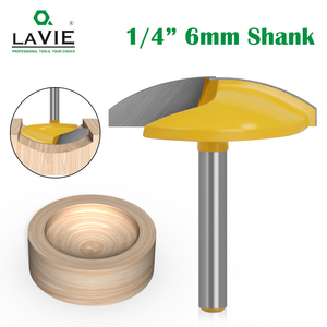 LAVIE 6mm 1/4 'Shank 1-3/4 "Wide 1.65" Radius Concave Radius Small Bowl Router Bits Woodworking MC01032 - Product Image 2