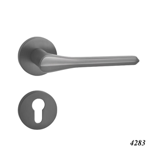 Poignée de <span class=keywords><strong>porte</strong></span> intérieure en laiton noir PVD au design moderne, ensemble de serrures de luxe pour maison, appartement, chambre à coucher, <span class=keywords><strong>serrure</strong></span> mécanique de confidentialité - Product Image 2