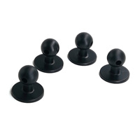 Bande de montage de remplacement pour tableau de bord maison tampons collants adhésif 17mm support boule pour support de téléphone de voiture support de téléphone magnétique