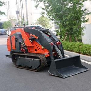 Cao hiệu quả mini Skid Steer <span class=keywords><strong>loader</strong></span> với phổ Coupler nhanh chóng hỗ trợ Mixer trống phẳng dĩa vật lộn tùy chỉnh file đính kèm - Product Image 5