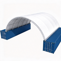 Garages, auvents, abris de transport, tentes de stockage industriel, tentes de stationnement, tentes conteneurs, couvertures de toit en membrane tendue en PVC