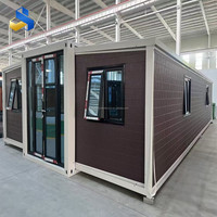 Casa Contenedor Prefabricada Modular de Madera Contemporánea de 40 pies para Uso de Oficina