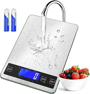 Nuovo arrivo bilancia digitale elettronica da cucina durevole in acciaio inossidabile bilancia per alimenti 5kg 10kg 15kg bilancia da cucina - Product Image 1