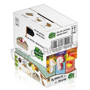 Caja de Exhibición Promocional de Cartón Corrugado Perforado para Refrigerios, Reciclable, con Bandeja Desprendible PDQ, Embalaje Listo para Exhibición en Supermercados - Product Image 4