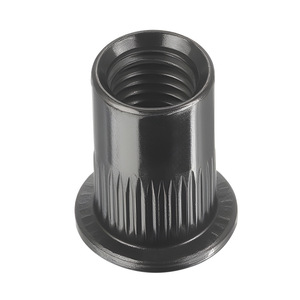 Tuerca Remachable de Cabeza Plana Xin Honghuida M3 M4 M5 M10 M12 de Acero al Carbono con Rosca Interna y Orificio Pasante, Recubierta de Zinc Negro - Product Image 2