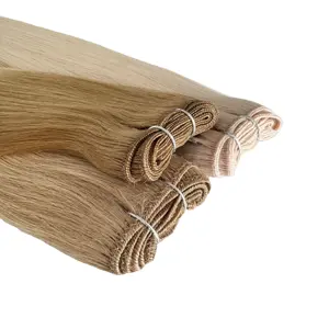 Cuticle Aligned Wholesale Human For Woman Machine Hair Weft