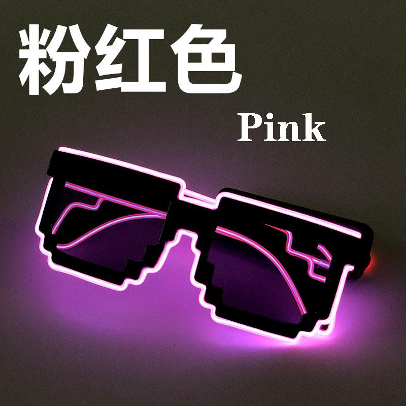 Occhiali Luminosi A LED Per Feste - Effetto Neon, Ricaricabili USB - Foto 3