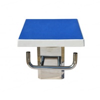 Plataforma de Salida para Competición de Natación de Acero Inoxidable Antideslizante, Modelos de Uno/Dos Escalones PT470 PT471 PT472