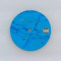 Nouveau cadran de 28.5mm naturel bleu Lazuli étoilé s'adapte littéralement aux accessoires de montre de cadran de mouvement NH35