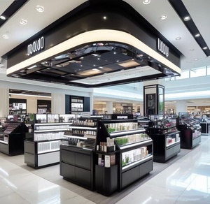 M & S Aménagement intérieur d'un magasin <span class=keywords><strong>de</strong></span> cosmétiques Présentoir <span class=keywords><strong>de</strong></span> maquillage personnalisé Présentoir pour produits <span class=keywords><strong>de</strong></span> soins <span class=keywords><strong>de</strong></span> la peau au détail - Product Image 3