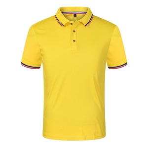 Chemise de golf pour homme en coton de haute qualité, col classique personnalisé, manches courtes, ample, respirante, avec broderie publicitaire - Product Image 3
