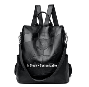 Zaino da Donna Personalizzabile di Moda, Leggero, Grande Capacità, Impermeabile in PU con Cerniera, Lussuoso per Studentesse e Universitarie - Product Image 1