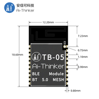Module BLE5.0 basse consommation Ai-Thinker, maître de réseau maillé/transmission transparente de port série sans fil TB-05