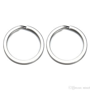 พวงกุญแจแบน2024เหล็กสแตนเลส304สำหรับพวงกุญแจบ้านและอุปกรณ์พวงกุญแจ - Product Image 5